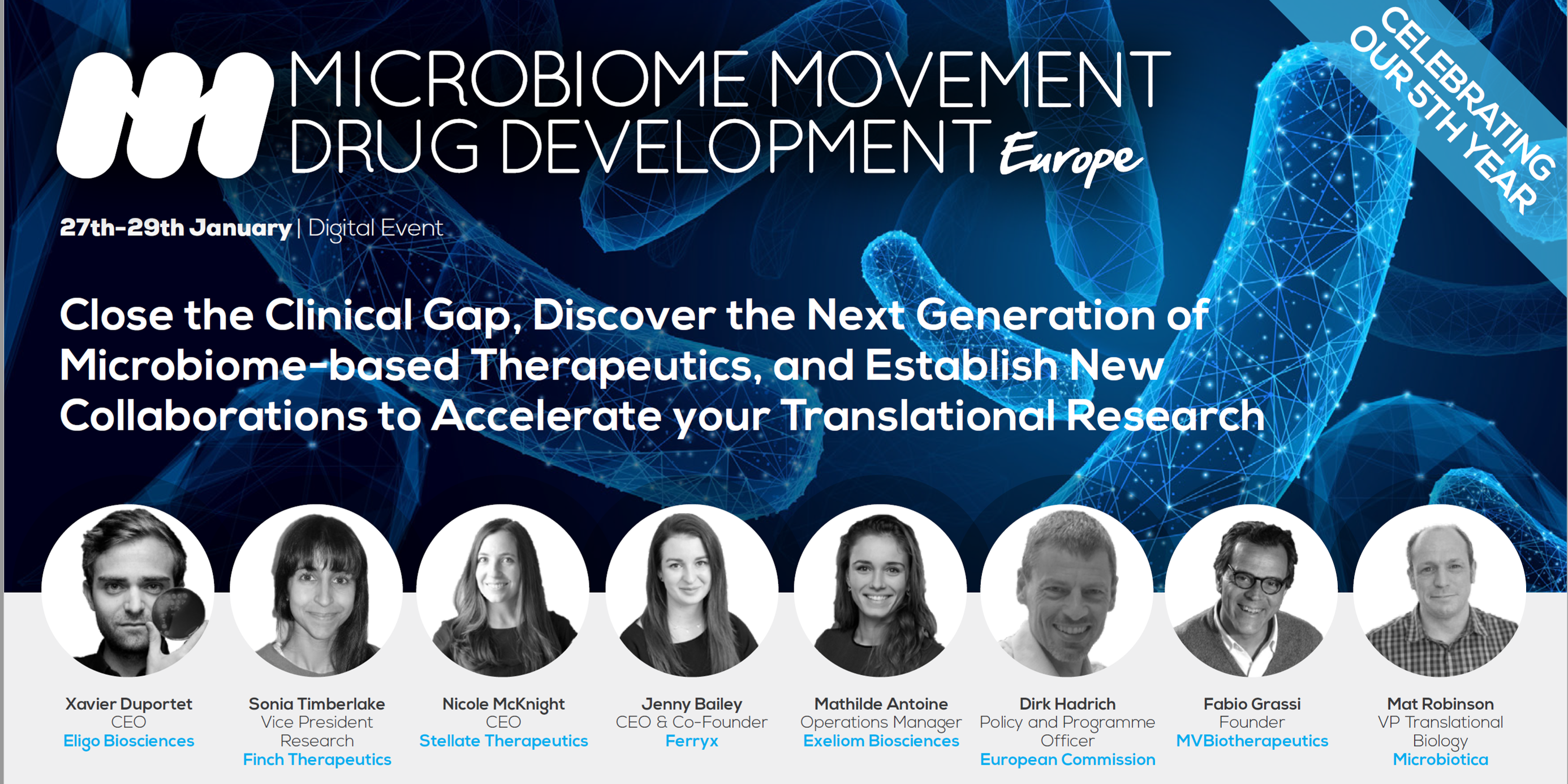 5th microbiome movement drug development